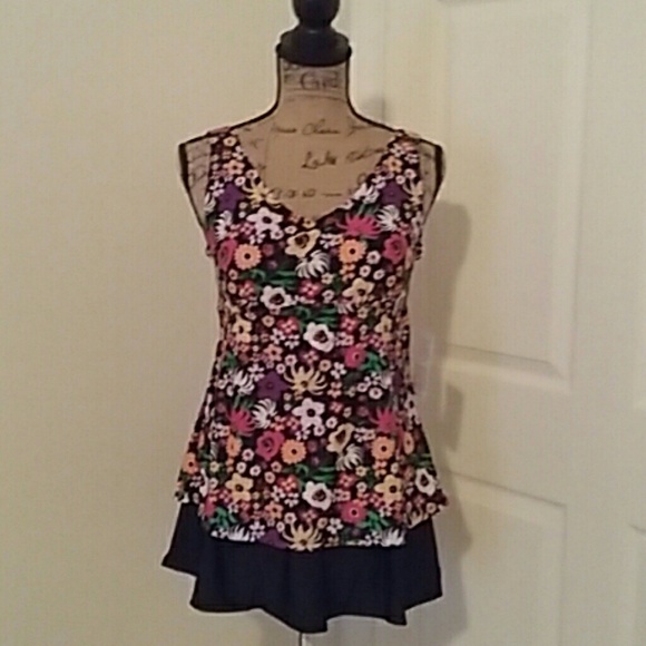 Other - 2Pc Swimwear | Floral/Black | Medium Size 8/10